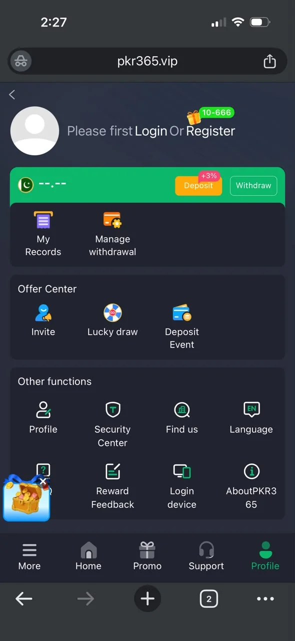 PKR365 app screenshot 2